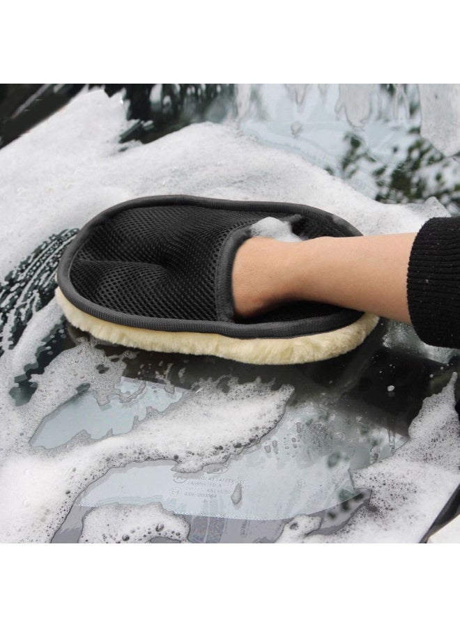 قفاز تنظيف السيارات و البيوت في اغراض التنظيف لمسح الاتربه متعدد الاستخدامات لون عشوائي قطعه واحده - Image 4